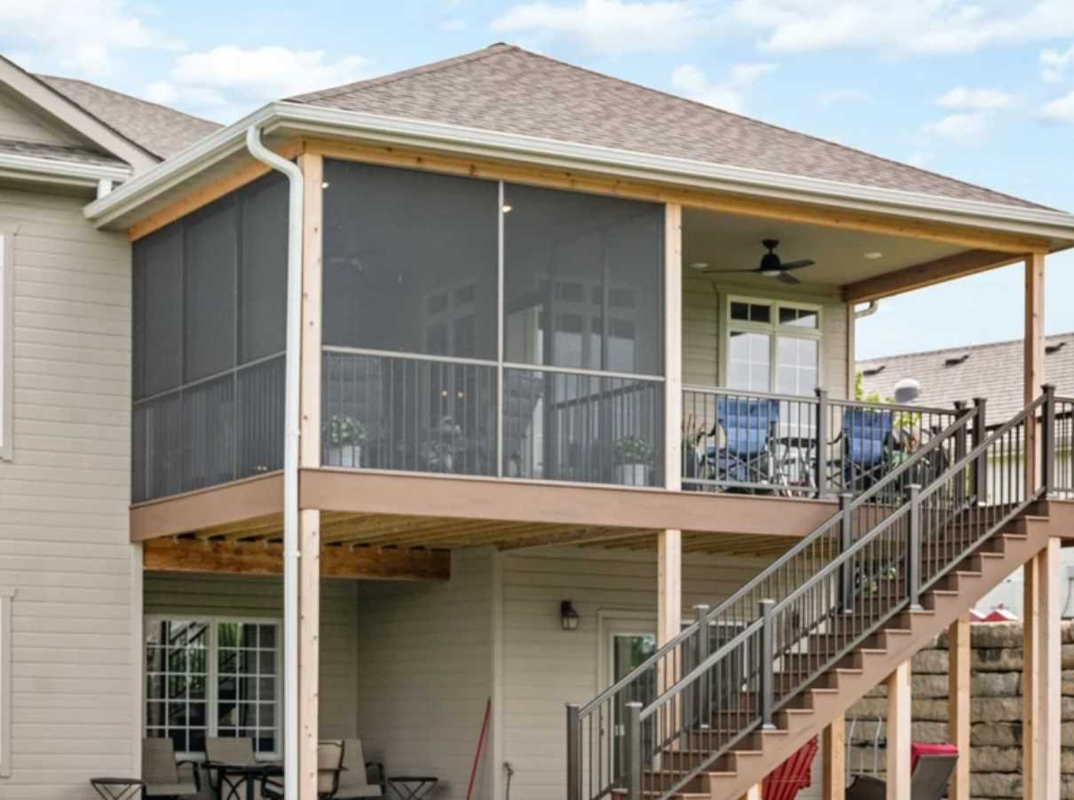 Image of a screened patio - Manhattan, KS - Fox Home Innovations