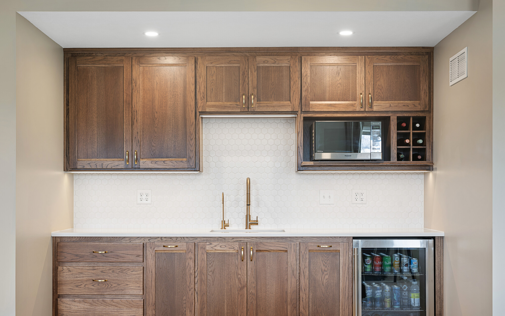 basement-bar-remodel-wood-cabinets